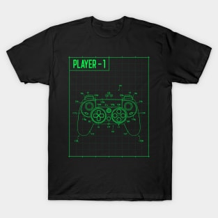 Player 1 Classic Controller T-Shirt